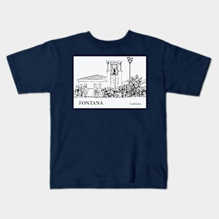 Fontana - California Kids T-Shirt